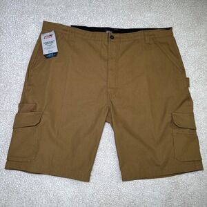 NWT‎ Dickies Ultimate Ripstop Cargo Shorts Men's Size 44 BROWN Relaxed Fit